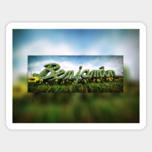 Benjamin Sonnenblumen Wiese Sticker